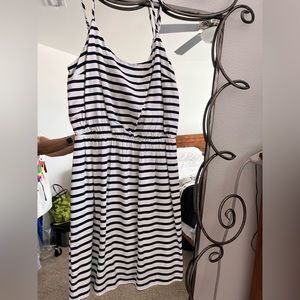 Old Navy blue and white sundress.